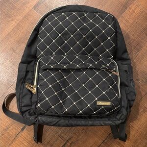 Black Quilted Kids Backpack by Kensie Girl